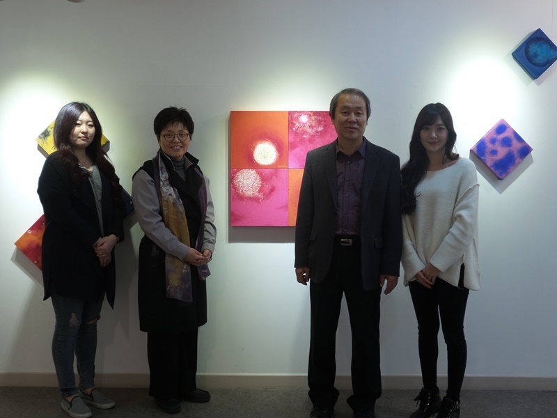 이현민팀장,화가 김선강,신용철관장,이은정실장